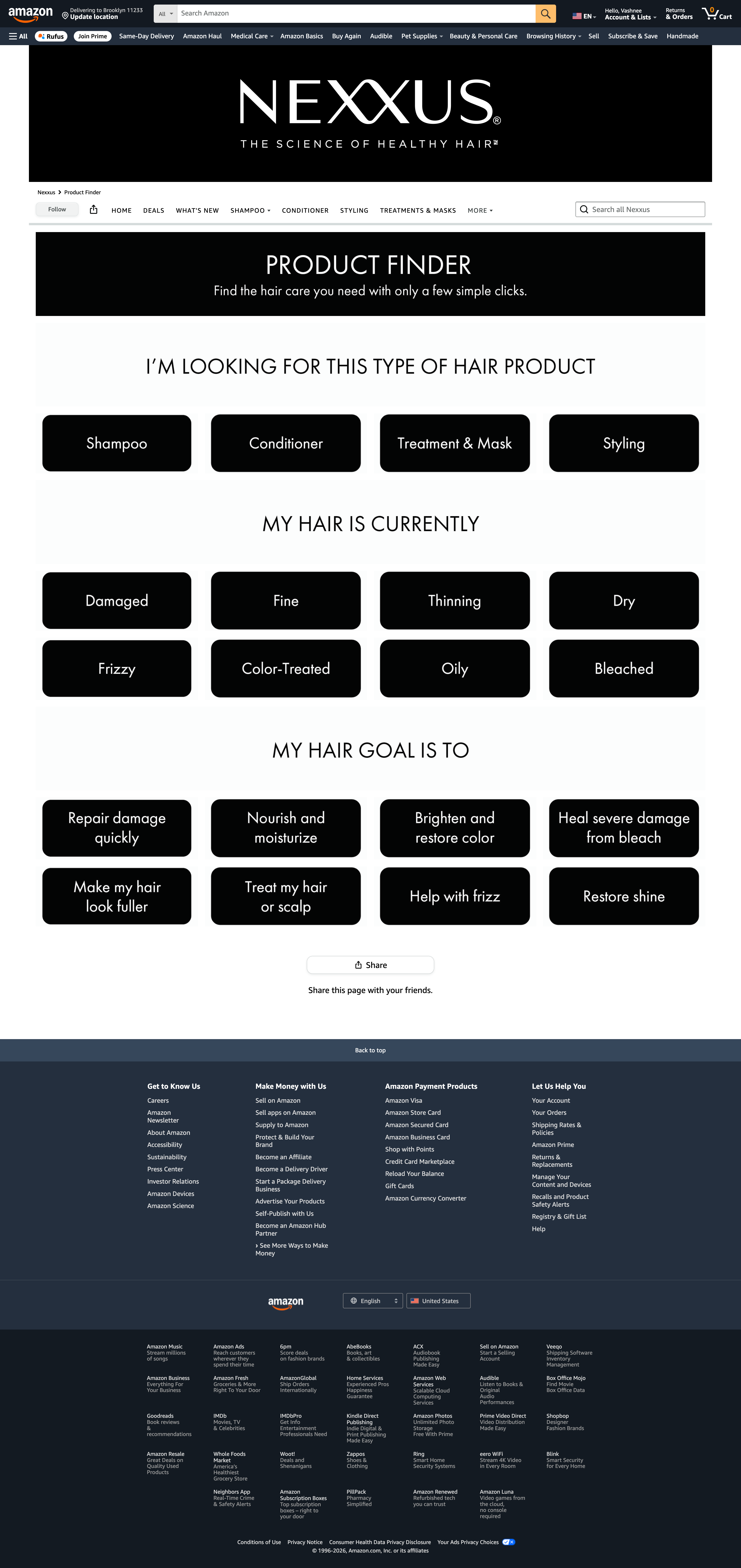 Amazon Brand Store Screenshot 3